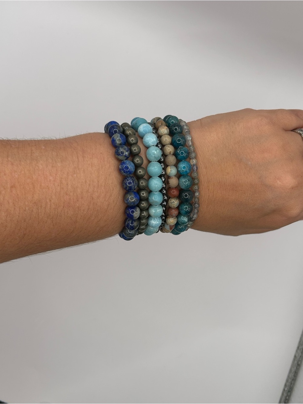 Stacked Beaded Bracelets (7)